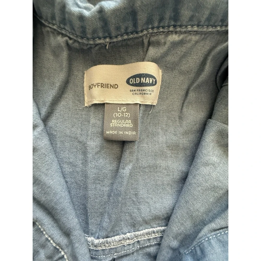 Old Navy Girls Size 10-12 Bundle 2 Jean Jeggin 1 Button Up And Sweater